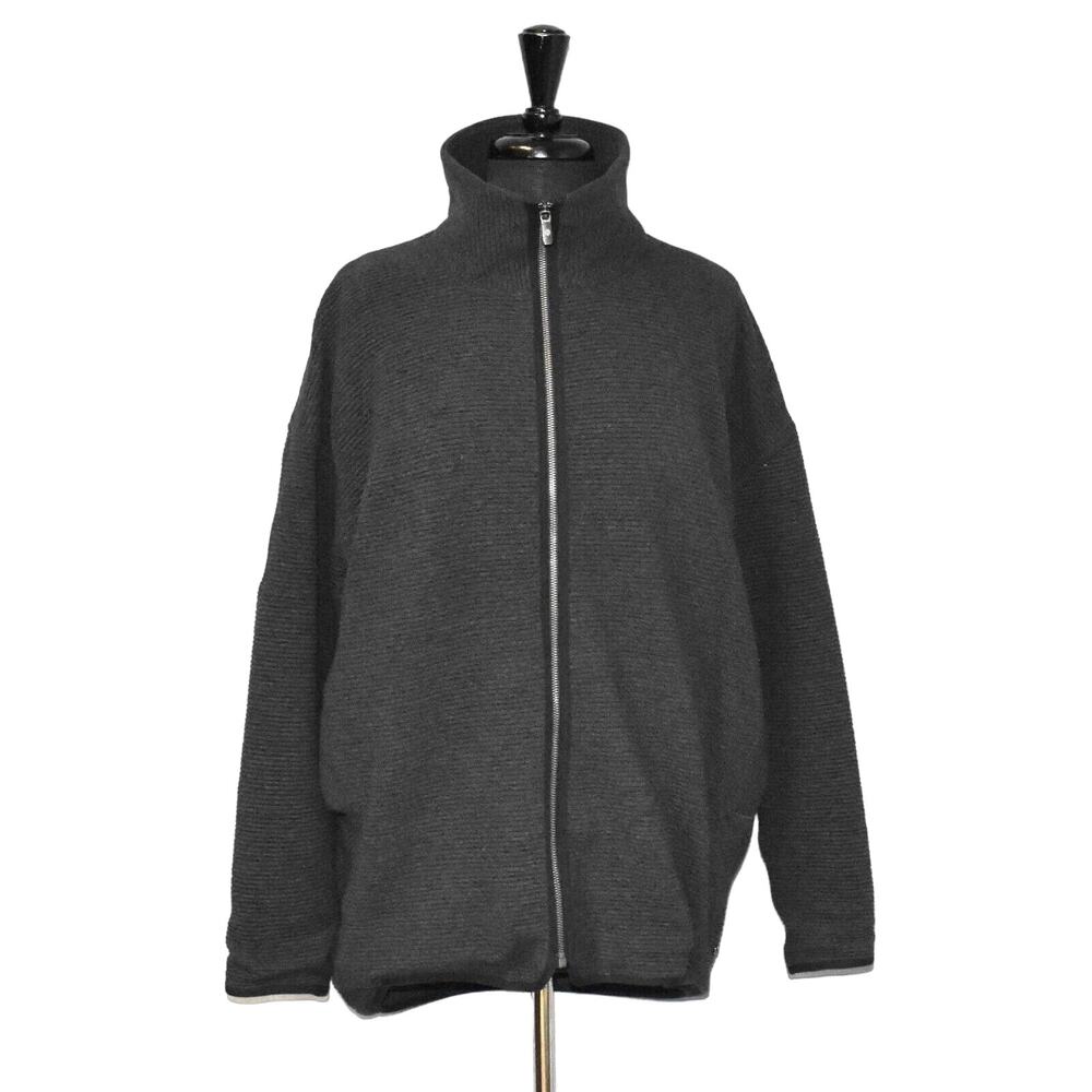 lululemon athletica Charcoal Full‑Zip Funnel Neck Jacket